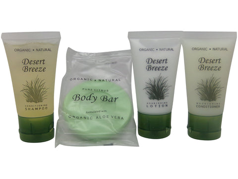 Desert Breeze Travel Set 2 Lotion, 2 Soap, 2 Conditioner and 2 Shampoo