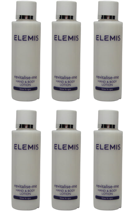 Elemis Revitalize Me Hand & Body Lotion lot of 6 bottles each 1.7oz. Total of 10.2oz