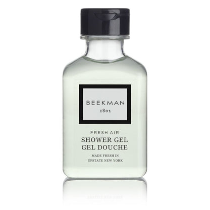 Beekman 1802 Fresh Air Shower Gel Lot of 24 Each 1oz Bottles. Total of 24oz