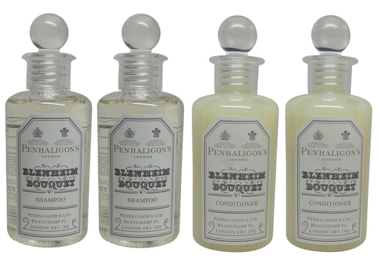 Penhaligons Blenheim Bouquet Shampoo & Conditioner lot of 4 (2 each 3.4oz Bottles)