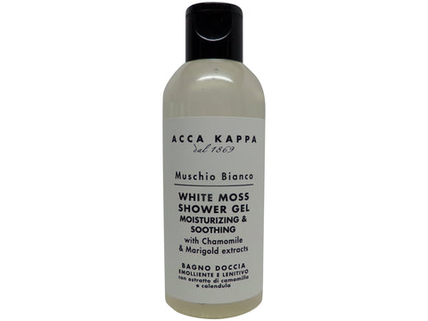 Acca Kappa White Moss Shower Gel 75 ml Travel Bottles - Set of 4