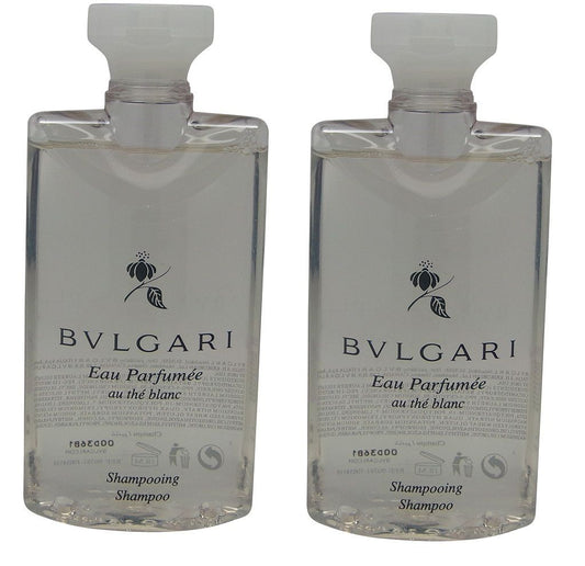 Bvlgari White Tea au the blanc Shampoo lot of 2 each 2.5oz Total of 5oz