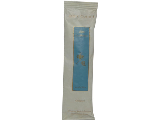 Bvlgari Eau Parfumee Oshibori Au the Bleu Refreshing Towel 5 each 0.4oz