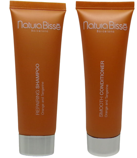 Natura Bisse Orange & Tangerine Shampoo & Conditioner Lot of 4 (2 of each)