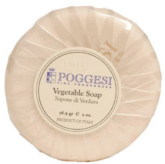 Poggesi Vegetable Soap Lot of 12 Each 2oz Bath Bars Total of 24oz
