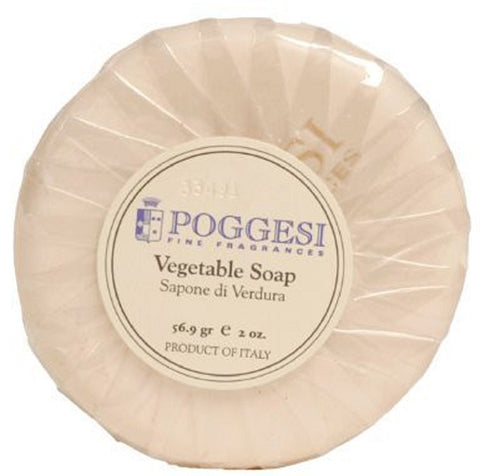 Poggesi Vegetable Soap Lot of 12 Each 2oz Bath Bars Total of 24oz