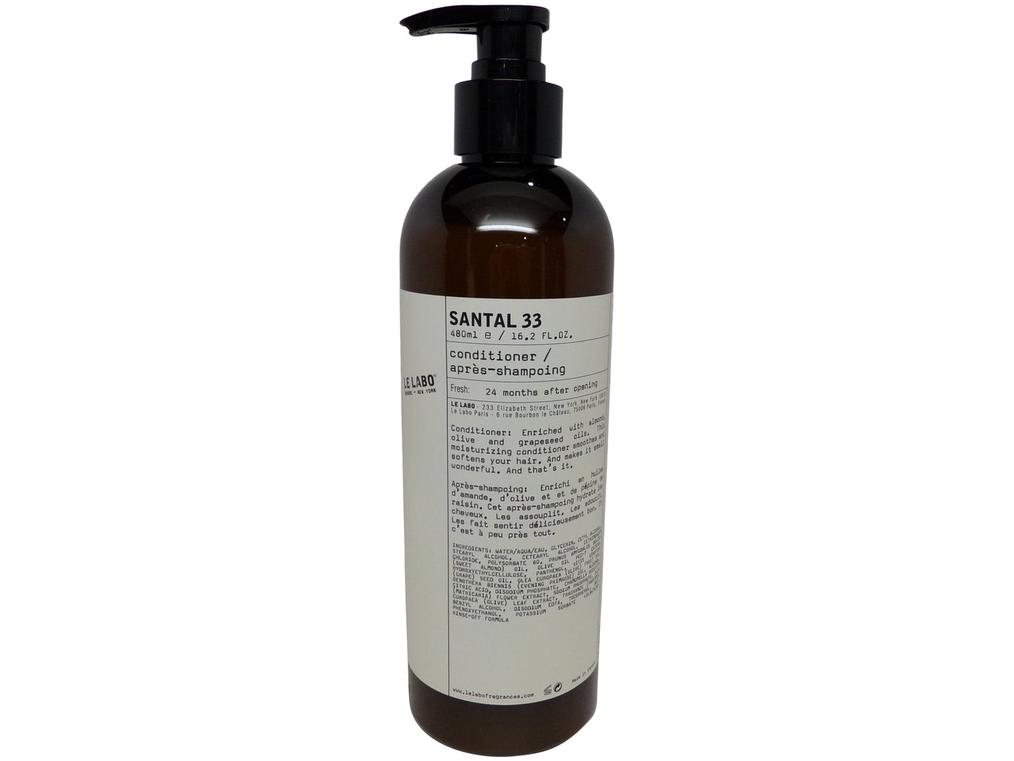 Le Labo Santal 33 Conditioner 16.2oz Pump Bottle