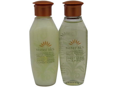 Sister Sky Sweet Grass Shampoo & Conditioner lot of 4 bottles (2 of each)